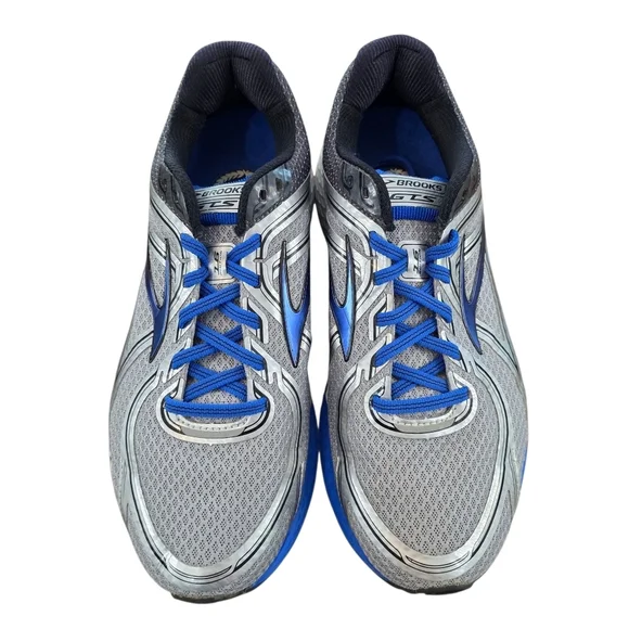Brooks Adrenaline GTS 16 Men’s Running Shoes Gray Blue Size 10 Extra Wide (4E)